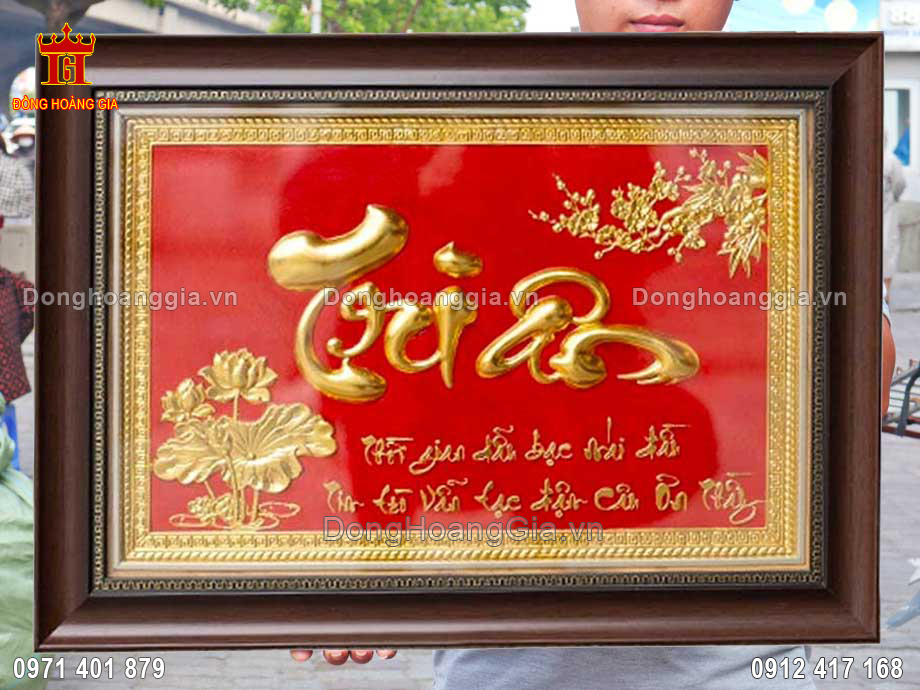 Đồng Hoàng Gia là địa chỉ chế tác tranh chữ tri ân uy tín